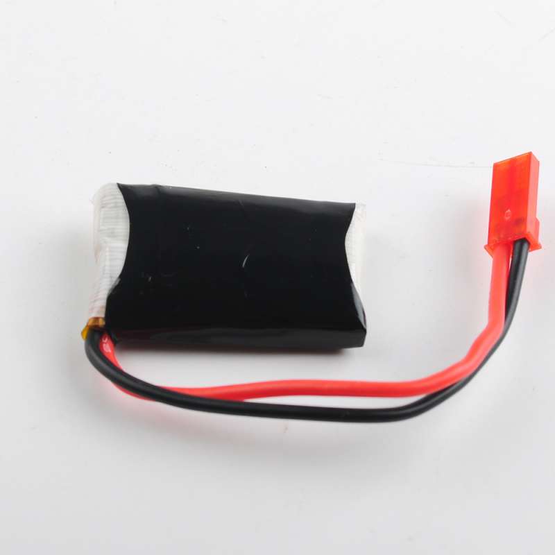 Connecteur JST rouge soudé, câble 8 cm